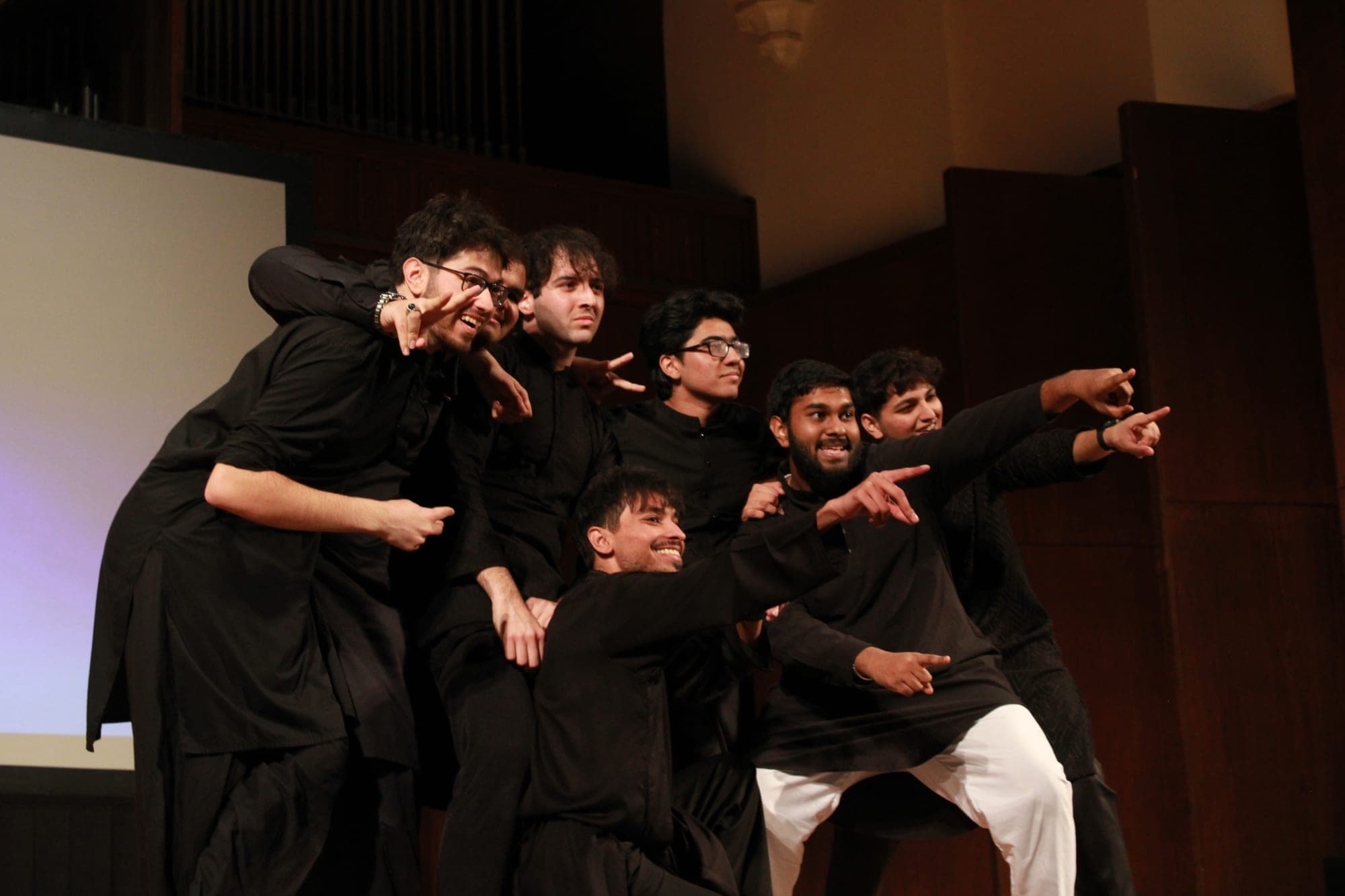 Performers on stage at PSA Show